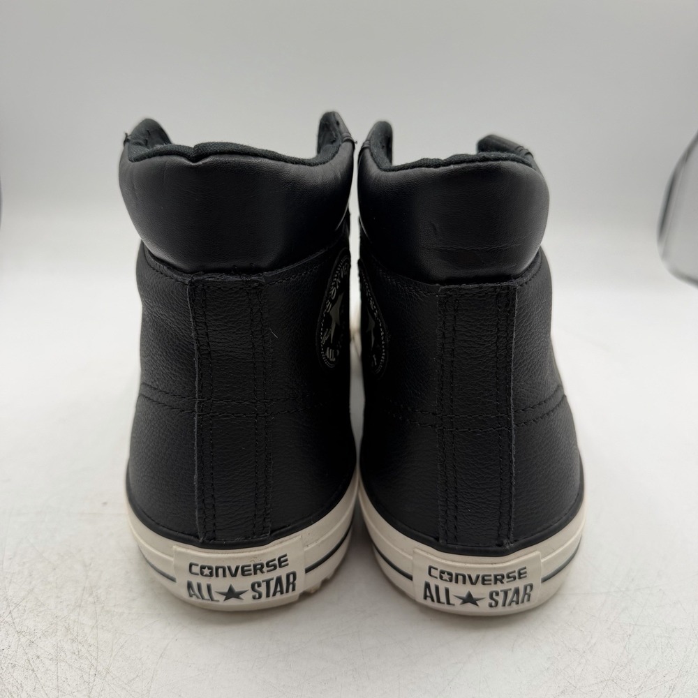 Converse CTAS High Top Sneaker Boots Mens 7.5 Womens 9.5 Black Leather 149387C - Picture 7 of 10
